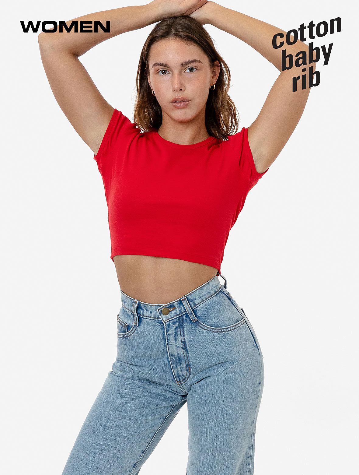 43035 CAP SLEEVE BABY RIB CROP TOP