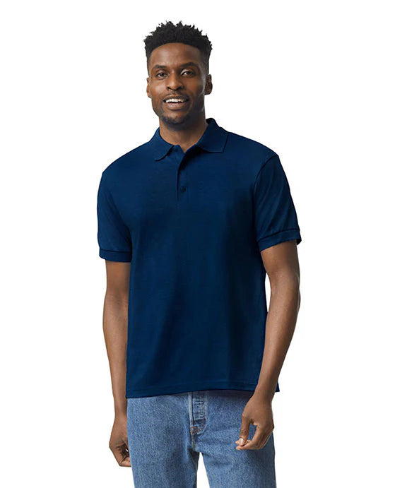Gildan Unisex 50/50 Jersey Polo - Black