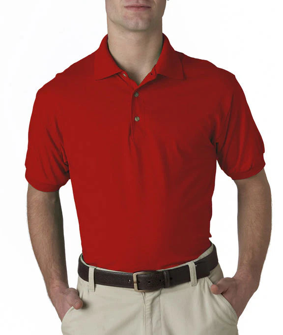 Gildan Unisex 50/50 Jersey Polo - Black