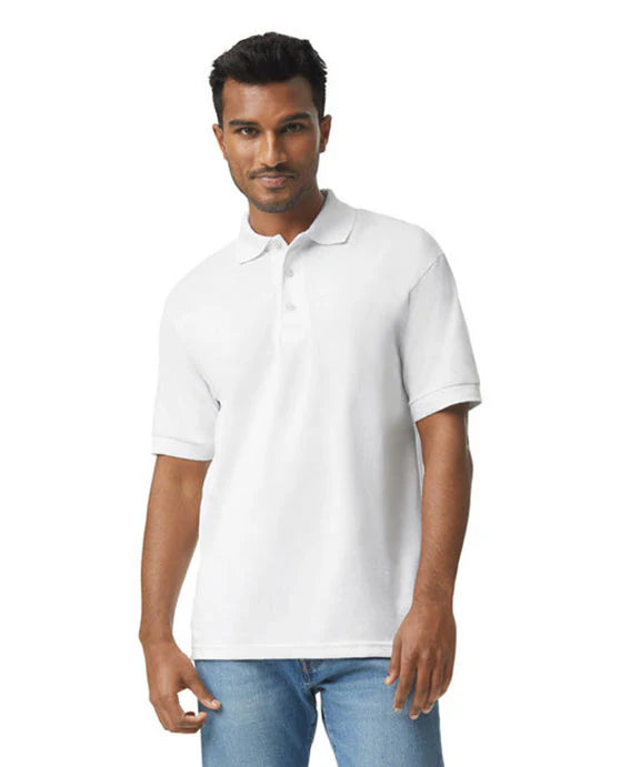 Gildan Unisex 50/50 Jersey Polo - Black