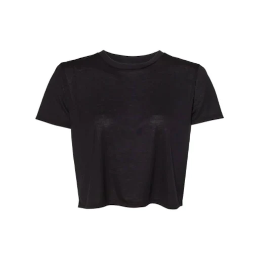 Bella + Canvas B8882 Ladies Flowy Cropped T-Shir