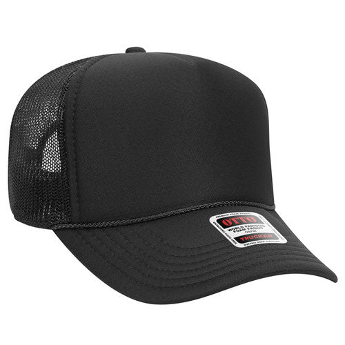 OTTO CAP 5 Panel Mid Profile Mesh Back Trucker Hat