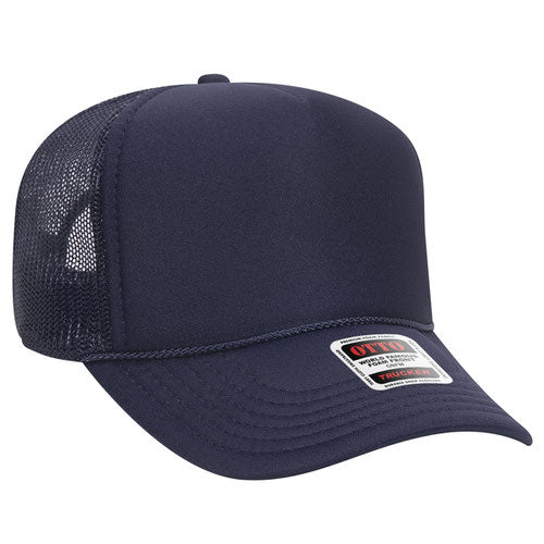 OTTO CAP 5 Panel Mid Profile Mesh Back Trucker Hat