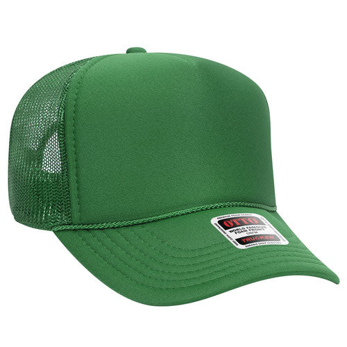 OTTO CAP 5 Panel Mid Profile Mesh Back Trucker Hat