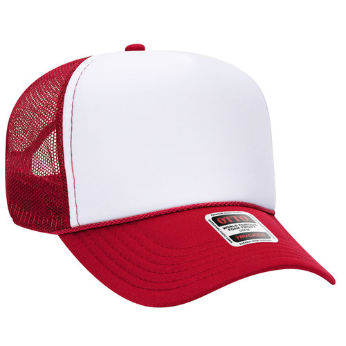 OTTO CAP 5 Panel Mid Profile Mesh Back Trucker Hat