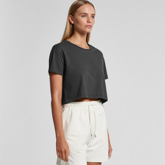 Wo's Faded Crop Tee 4062F