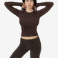 43007 Baby Rib Long Sleeve Crewneck