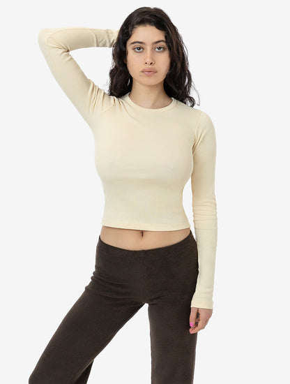 43007 Baby Rib Long Sleeve Crewneck