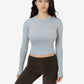 43007 Baby Rib Long Sleeve Crewneck