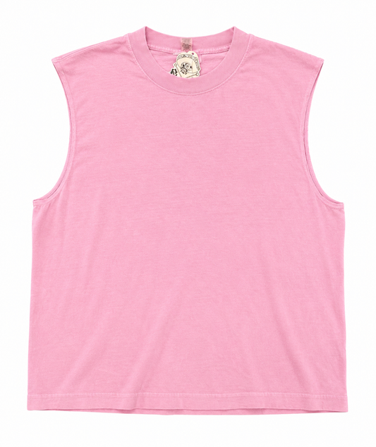 American Apparel Faded Powder Pink Muscle Tee