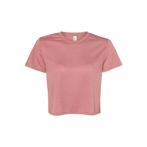 Bella + Canvas B8882 Ladies Flowy Cropped T-Shir
